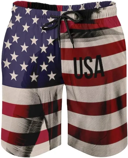 Discover Men's Summer Beach Shorts - Hawaiian Short