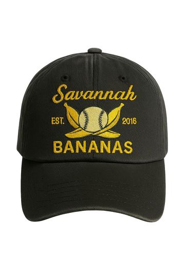 Discover Savannah Bananas Hat  Embroidered Baseball Cap, Funny Baseball Fan Gift