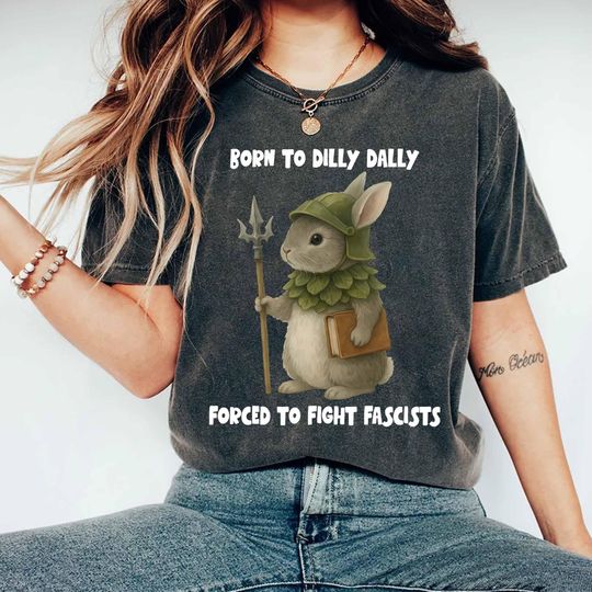 Discover Vintage Born to Dilly Dally Forced to Fight Fascists Shirt, Protect Shirt
