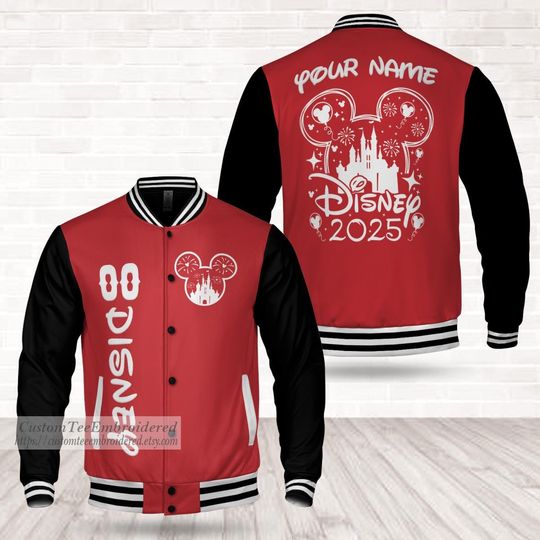 Discover Custom Disneyyy Mickeyy mouse Baseball Jacket, Adult Varsity Jacket, Mickeyy Shirt, Disneyyland Shirt, Disneyyy World Gift For Mickeyy Fans