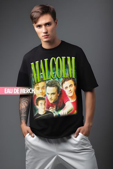 Discover MALCOLM TEES, Malcolm Vintage Shirt, Malcolm 90s Fans Shirt, Malcolm Tribute Tee