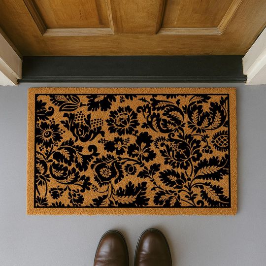 Discover William Morris Doormat | Floral Welcome Mat for Entryway
