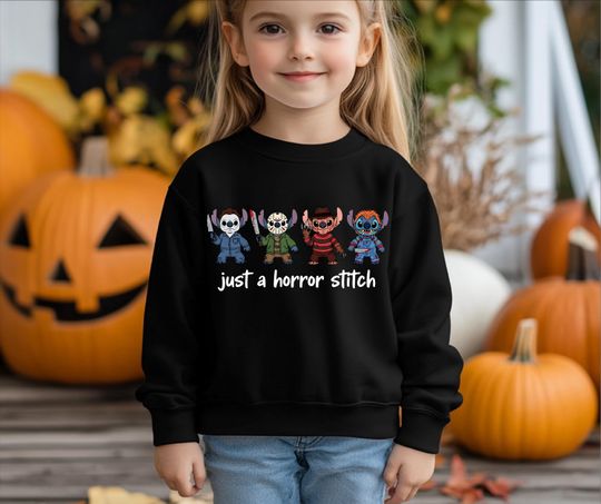 Discover Just A Horror Stitchh Sweatshirt, Horror Stitchh sweatshirt