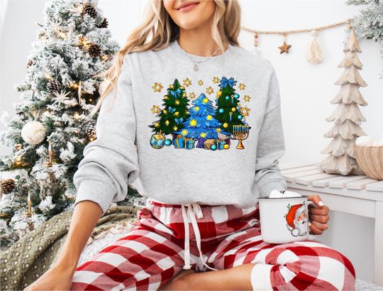 Discover Disneyyy Mickeyy And Friends Hanukkah sweatshirt