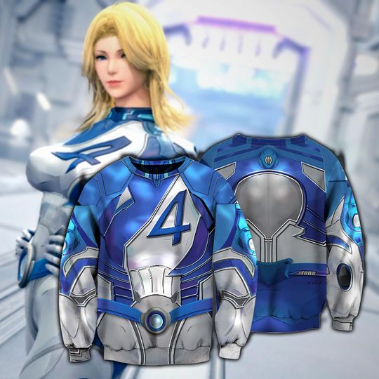 Discover Fantastic Four Sue Storm 3D Full Over Print Sweater
