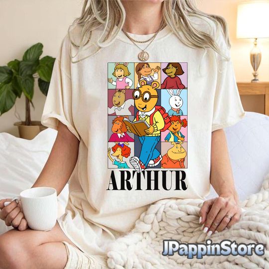 Discover Arthur Cartoon Character Shirt, Retro Kids TV Show Tee