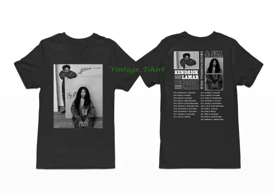 Discover SZA & Kendrick Lamar 2025 Tour Shirt, Grand National Tour Merch, Lana Album Tee