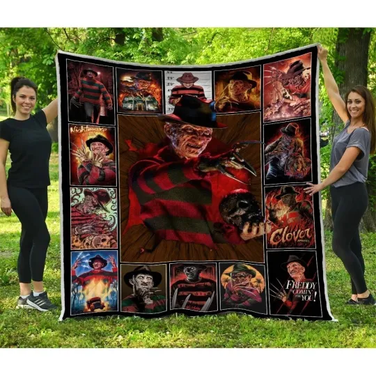 Discover Freddy Krueger Quilts, Nightmare Halloween Quilt Blanket, Horror Gifts 3D