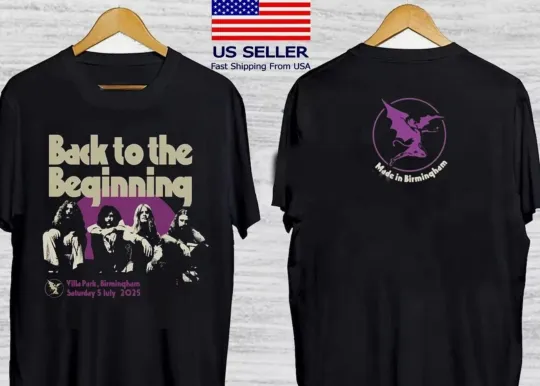 Discover Black Sabbath, Ghost,Ozzy Osbourne Back To The Beginning 5 July 2025 T shirt
