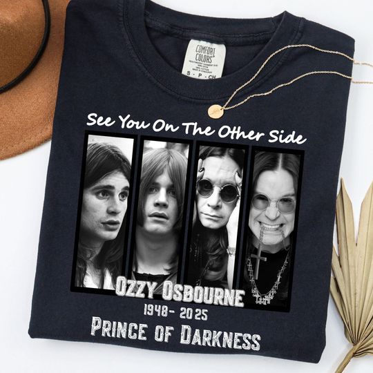 Discover See You On The Other Side, RIP Ozzy Tshirt, Ozzy Osbourne, Music Lover Tee