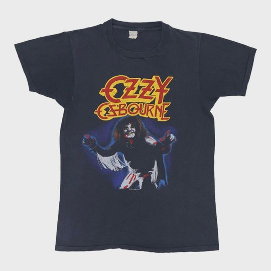 Discover Vintage Graphic 1982 Ozzy Osbourne Diary Of A Madman T-Shirt
