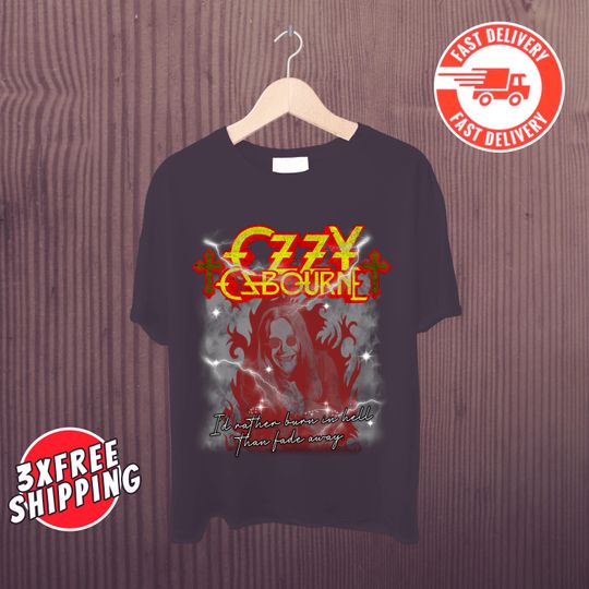 Discover Ozzy Osbourne Metal Legend Tribute Shirt, Gift for Rock Fans, Rock Music Lover Gift