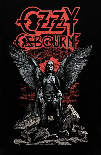 Discover Ozzy Ozbourne 2025 Angel Poster Ozzy Ozbourne Poster