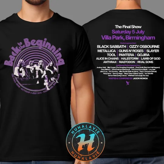 Discover Black Sabbath x Ozzy Final Show 2025 Villa Park T-Shirt