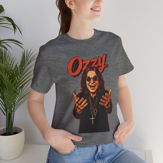 Discover Ozzy Tribute Shirt  Prince of Darkness Vintage Rock Tee, Madman Ozzy T-Shirt