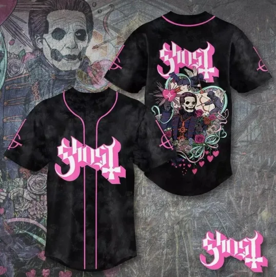 Discover Good Quality Ghost Band Baseball Jersey - New 3D Design - Full Size - Tour 2025