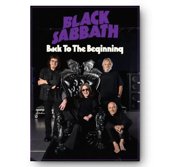 Discover BLACK SABBATH Back to the Beginning 2025 Tour Poster H