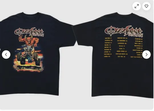 Discover New 2004 Ozzy Osbourne Ozzfest Tour Gift For Fans Unisex S-5XL Shirt