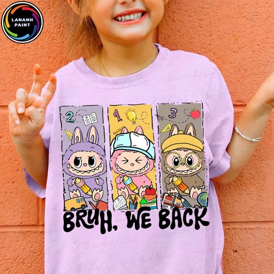 Discover Bruh We Back T-Shirt, Monster Dolls Characters, Bruh We Back Cartoon Dolls Characters