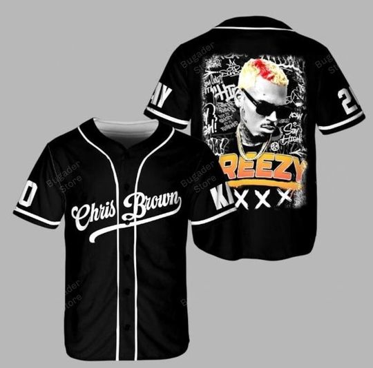 Discover Personalized Chris Brown Tour Jersey, Breezy Bowl Baseball Jersey
