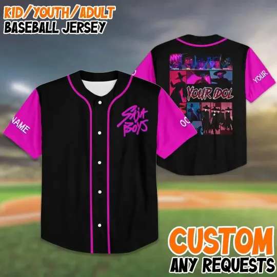 Discover Custom Demon Hunter Saja Boys Jersey, Vintage Kpop Saja BoysDemon Hunters Jersey