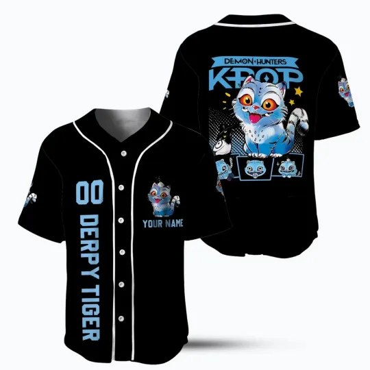 Discover Kpop Demon Hunters Baseball Jersey, Saja Boys Jersey, Customized Jersey