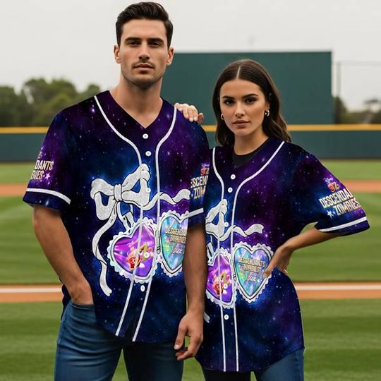 Discover DisneyChannel The Rise Of Red Characters Baseball Shirt, Zombies World Tour Baseball Jersey, Descendants Summer Music Festival Concert