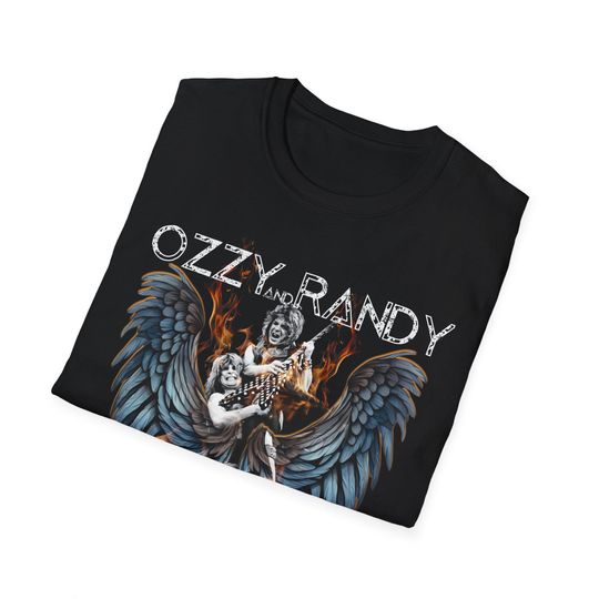 Discover Ozzy and Randy Graphic Tee, Rock Music Shirt, Concert T-Shirt