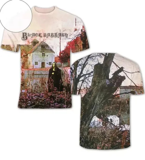 Discover Black Sabbath Album Cover 3D T-SHIRT