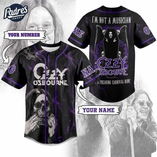 Discover Ozzy Osbourne Music Baseball Jersey