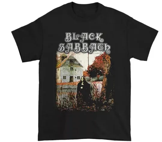 Discover Black Sabbath 1970 Vintage Style Rock Band T-Shirt