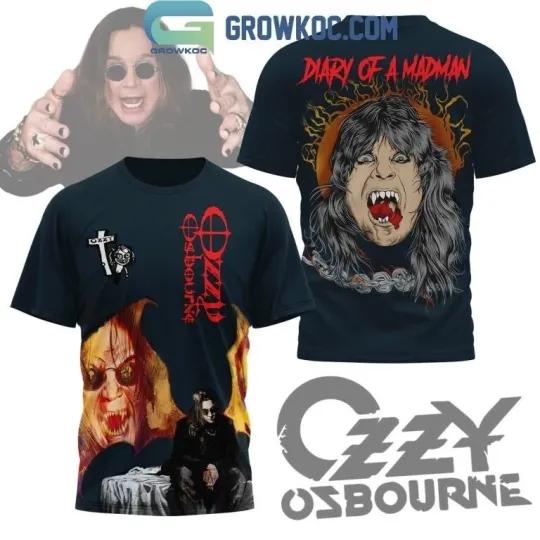Discover OZZY OSBOURNE 3d SHIRT