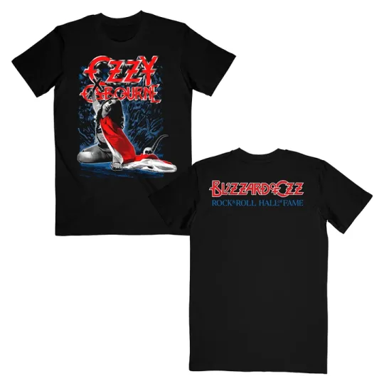 Discover Vintage RIP Blizzard of Ozz Rock &Roll Hall of Fame Tee Ozzy Osbourne Shirt