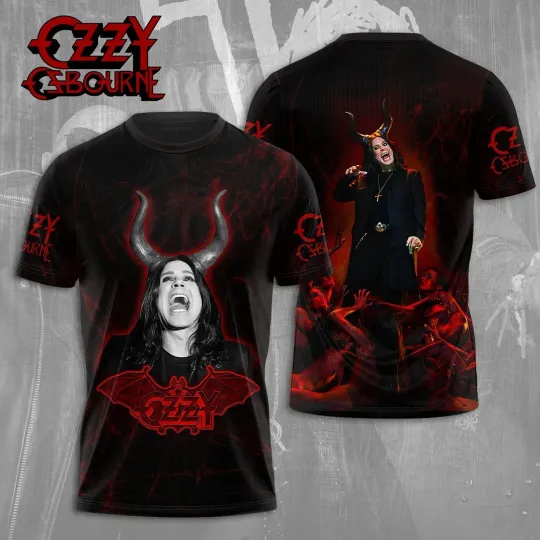 Discover Hot Black Sabbath x Ozzy Osbourne Reunion 3D T-Shirt