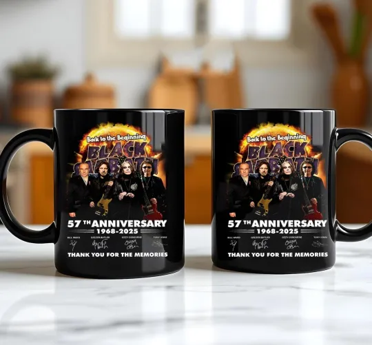 Discover Black Sabbath Band Back to the Beginning 2025  Coffee Mug