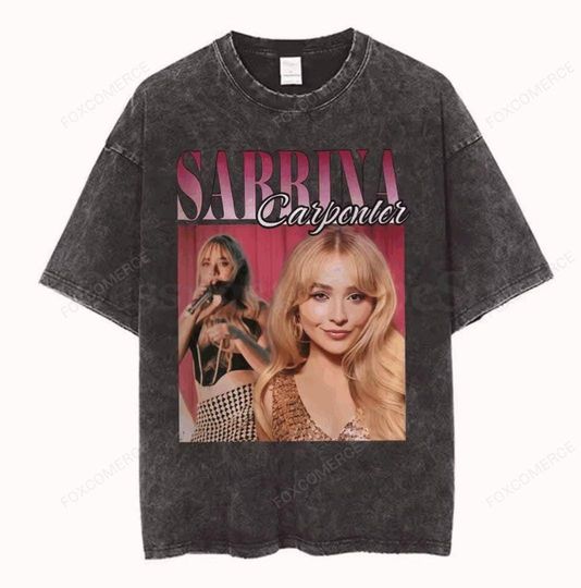 Discover Sabrina Carpenter Graphic Tee Unisex Summer Streetwear Cotton T-Shirt