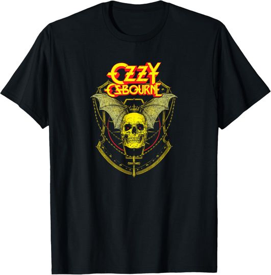 Discover Ozzyy Osbournee Crowned Skull T-Shirt