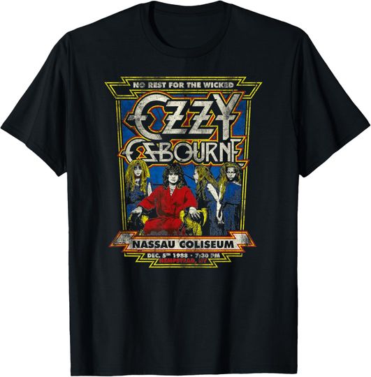 Discover Ozzyy Osbournee No Rest for the Wicked Poster T-Shirt