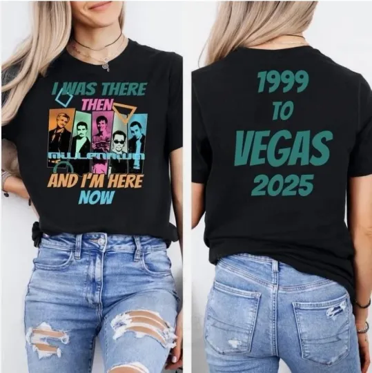 Discover New Backstreet Boys 1999 to Vegas 2025 Gift For Fans Unisex Shirt