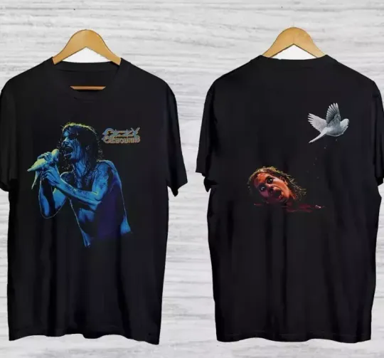 Discover 1997 Ozzy Osbourne Dove T-Shirt Black, Ozzy Osbourne Shirt Fan Gifts