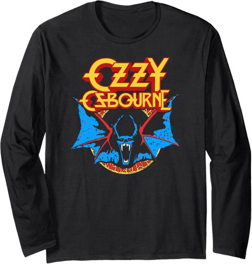 Discover Ozzyy Osbournee Classic Bat Long Sleeve T-Shirt