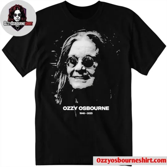 Discover Rest In Peace Ozzy Osbourne 1948-2025 - Thank You T-Shirt