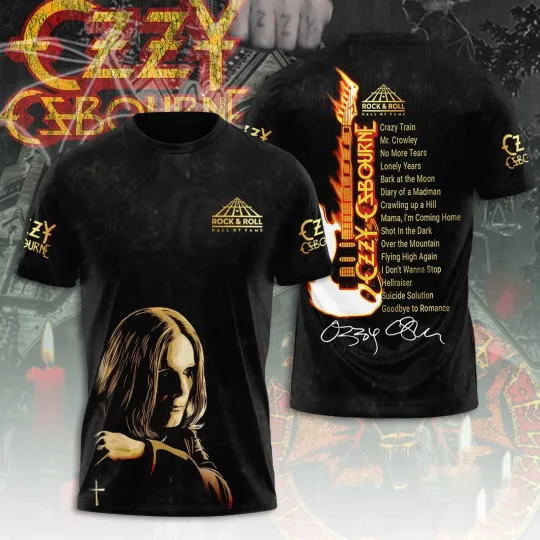 Discover Black Sabbath x Ozzy Osbourne 3D Shirt