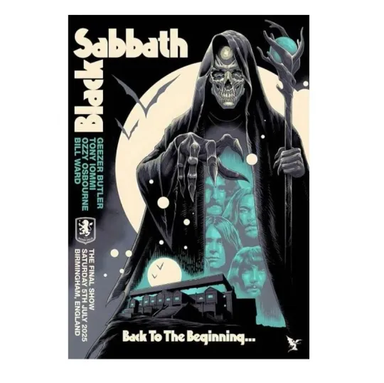 Discover Black Sabbath Back To The Beginning In Birmingham July 5 2025 Poster