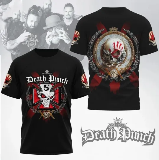 Discover Five Finger Death Punch Best Of XX 3D T-Shirt