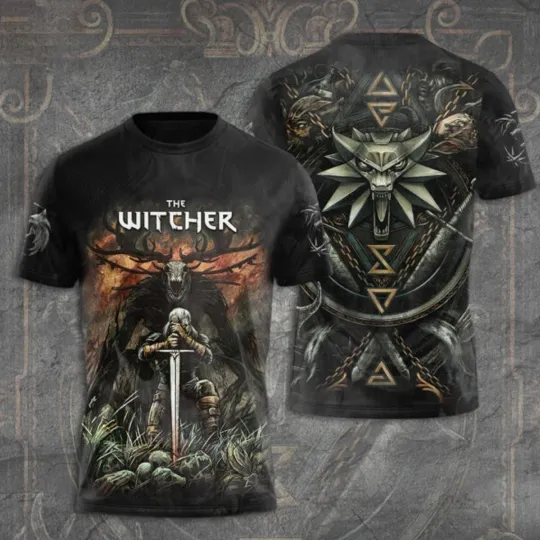 Discover The Witcher 3D T-Shirt