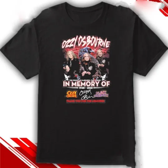 Discover Ozzy Osbourne Final Tours 1948-2025 T-Shirt