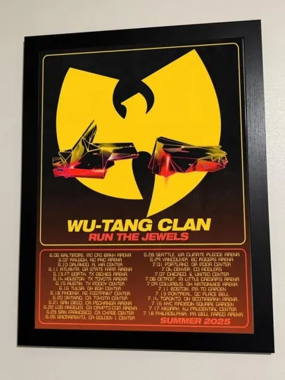 Discover WuTang Clan Summer Tour Date 2025 Poster, Fan gift