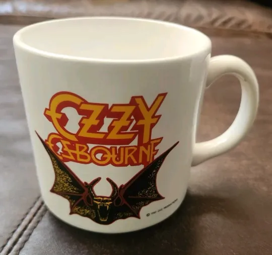 Discover OZZY OSBOURNE 1982 MONOWISE COFFEE CUP MUG