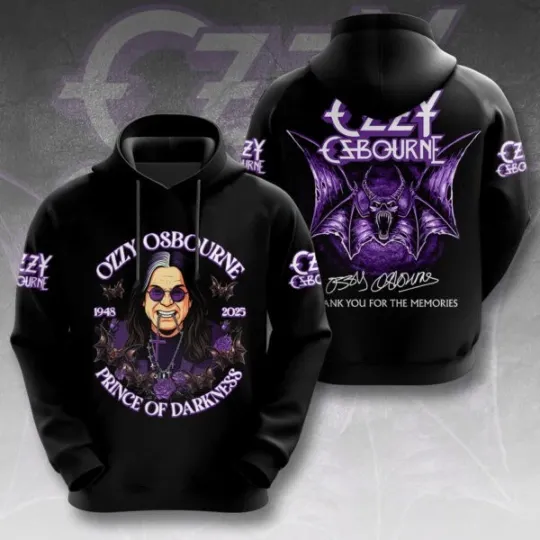 Discover Ozzy Osbourne MEMORIAL 3D Hoodie